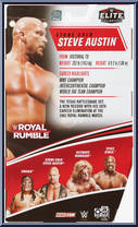 Stone Cold Steve Austin from WWE Elite Collection - Royal Rumble 2021 manufactured by Mattel [Back]
