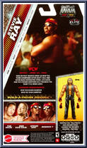 Stevie Ray from WWE Elite Collection - Monday Night War - Series 3 manufactured by Mattel [Back]