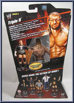 Triple H from WWE Elite Collection - Series   2 manufactured by Mattel [Back]