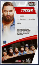 Tucker from WWE Elite Collection - Series  76 manufactured by Mattel [Back]