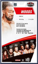 Xavier Woods from WWE Elite Collection - Series  79 manufactured by Mattel [Back]