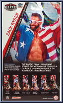 Zack Ryder from WWE Elite Collection - Series  59 manufactured by Mattel [Back]