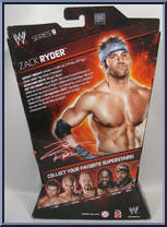 Zack Ryder from WWE Elite Collection - Series   9 manufactured by Mattel [Back]