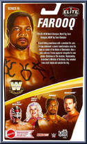 Farooq from WWE Elite Collection - Legends - Series 16 manufactured by Mattel [Back]