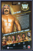 Iron Sheik from WWE Elite Collection - Legends - Series  2 manufactured by Mattel [Back]