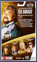 Ted DiBiase (White Suit) from WWE Elite Collection - Legends - Series 20 manufactured by Mattel [Back]