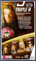 Triple H from WWE Elite Collection - Legends - Series 20 manufactured by Mattel [Back]