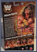 Ultimate Warrior from WWE Elite Collection - Legends - Series  6 manufactured by Mattel [Back]