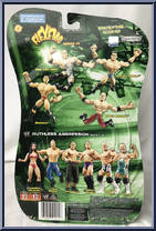 Chris Benoit from WWE Flex 'Ems - Series 13 manufactured by Jakks Pacific [Back]