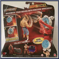 John Cena from WWE Flex Force - Smash Scenes manufactured by Mattel [Back]