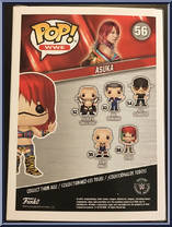 Asuka (White Mask) from WWE - Pop! Vinyl Figures manufactured by Funko [Back]