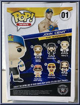 John Cena from WWE - Pop! Vinyl Figures manufactured by Funko [Back]
