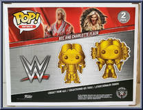Ric / Charlotte Flair (Gold) from WWE - Pop! Sets manufactured by Funko [Back]