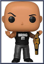 Rock (with Belt) from WWE - Pop! Vinyl Figures manufactured by Funko [Loose]