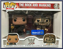 Rock / Mankind from WWE - Pop! Sets manufactured by Funko [Front]