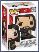 Seth Rollins (Black) from WWE - Pop! Vinyl Figures manufactured by Funko [Front]