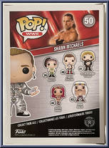 Shawn Michaels from WWE - Pop! Vinyl Figures manufactured by Funko [Back]