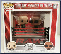 Stone Cold Steve Austin / Rock (Ring) from WWE - Pop! Sets manufactured by Funko [Front]