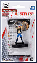 AJ Styles from WWE HeroClix - Basic Series manufactured by WizKids [Front]