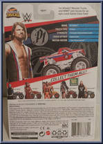 AJ Styles from WWE - Monster Trucks manufactured by Mattel [Back]