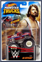 AJ Styles from WWE - Monster Trucks manufactured by Mattel [Front]