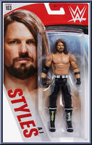 AJ Styles from WWE - Series 103 manufactured by Mattel [Front]