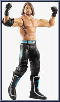 AJ Styles from WWE - Series  95 manufactured by Mattel [Loose]