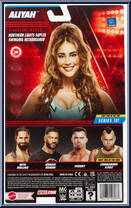 Aliyah from WWE - Series 137 manufactured by Mattel [Back]