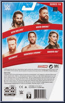 Seth Rollins from WWE - Series 116 manufactured by Mattel [Back]