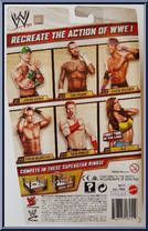 AJ Lee from WWE - Series  24 manufactured by Mattel [Back]