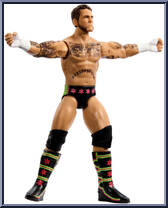 CM Punk (Chase) from WWE - Series 150 manufactured by Mattel [Loose]