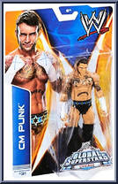 CM Punk (Chicago) from WWE - Series  40 manufactured by Mattel [Front]