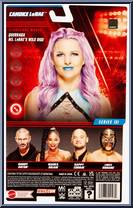 Candice Lerae from WWE - Series 131 manufactured by Mattel [Back]