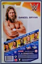 Daniel Bryan from WWE - Series  50 manufactured by Mattel [Back]