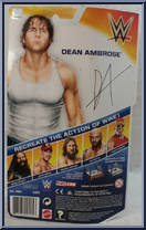 Dean Ambrose from WWE - Signature manufactured by Mattel [Back]