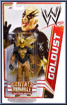 Goldust from WWE - Series  14 - Royal Rumble manufactured by Mattel [Front]