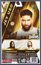 Jey Uso from WWE - Champions - Main Event manufactured by Mattel [Back]
