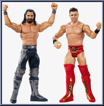Miz vs Seth Rollins from WWE - Wrestlemania 35 manufactured by Mattel [Loose]