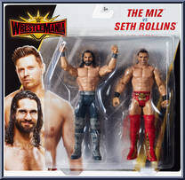 Miz vs Seth Rollins from WWE - Wrestlemania 35 manufactured by Mattel [Front]