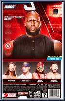 Omos from WWE - Series 130 manufactured by Mattel [Back]