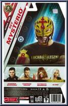 Rey Mysterio from WWE - Series 144 manufactured by Mattel [Back]