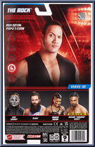Rock from WWE - Series 125 manufactured by Mattel [Back]