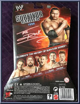 Rock from WWE - Survivor Series Heritage manufactured by Mattel [Back]