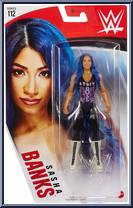 Sasha Banks from WWE - Series 112 manufactured by Mattel [Front]