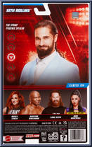 Seth Rollins from WWE - Series 134 manufactured by Mattel [Back]