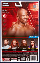 Shelton Benjamin from WWE - Series 134 manufactured by Mattel [Back]