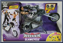 Slamcycle (with Undertaker) from WWE - Wrekkin' manufactured by Mattel [Front]