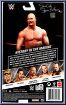 Stone Cold Steve Austin from WWE - Series 100 manufactured by Mattel [Back]