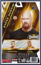 Stone Cold Steve Austin from WWE - Champions manufactured by Mattel [Back]