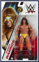Ultimate Warrior (Yellow Shorts) (Chase) from WWE - Series 144 manufactured by Mattel [Front]